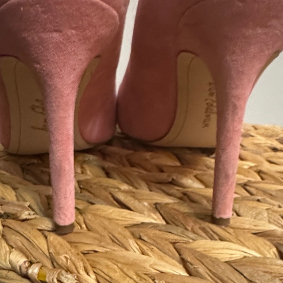 Sam Edelman Blush Suede Heels - Picture 5 of 9